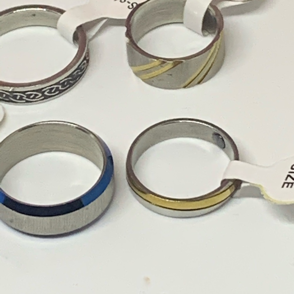 Stainless Steel Unisex Rings